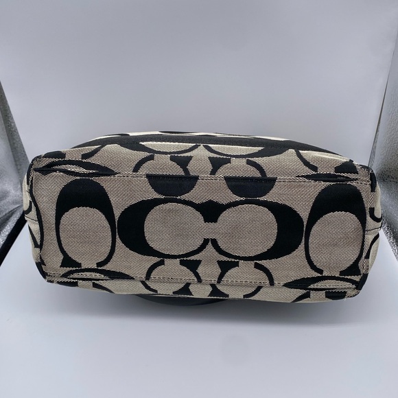 Coach Signature Stripe Canvas Tote - Picture 6 of 7